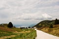 Serene Mountain Path by Lake Bourget, Bauges Massif