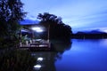 Tranquil Night of Water Royalty Free Stock Photo