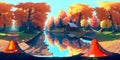 Tranquil Oasis: AI-Curated Autumn Tree Haven