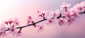 Tranquil and picturesque spring nature background in a captivating array of pastel color tones