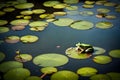 A tranquil pond