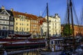 Tranquil Scandinavian Harbor with water reflections Royalty Free Stock Photo