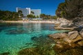 A tranquil scene at Font de Sa Cala beach, Mallorca