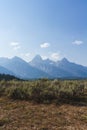 Tranquil Scene in Grand Teton National Park: Vertical Angle Royalty Free Stock Photo