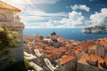 Tranquil scene of the historic city of Dubrovnik