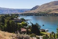 Tranquil Scene by Lake Chelan: Nature's Beauty in Washington Royalty Free Stock Photo