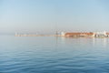 Tranquil scene of Thessaloniki Port