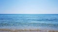 Tranquil Serenity: Blue Beachscape Royalty Free Stock Photo