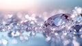 Tranquil setting with scattered diamond shapes, creating an elegant and refined atmosphere Royalty Free Stock Photo
