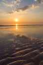 Tranquil sunrise in Hua Hin beach, Thailand