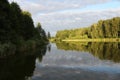 Tranquil Sunset Lake