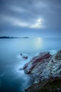 Tranquil, and Surreal Seascape, with view towards Towan Head, Newquay, North Cornwall