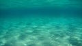 Tranquil underwater scene three color water deep and sand Royalty Free Stock Photo