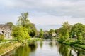 Tranquil view of the River Kent at Kendall Royalty Free Stock Photo