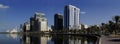 Tranquil view of Sharjah lake and AlNoor mosque