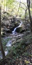 Tranquil Waterfall in Woods