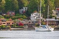 Tranquil waterfront neighborhood