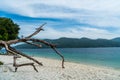 Tranquil white sand Sai Khao Beach with in Ra Wi Island, Southern of Thailand