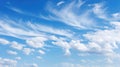 tranquility blue sky clouds vertical Royalty Free Stock Photo