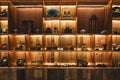 Chinese Zen tea room space, oriental tea aesthetics! Royalty Free Stock Photo