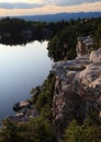 Tranquility on Lake Minnewaska Royalty Free Stock Photo