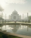 Tranquility of the Taj Mahal of India