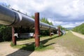 Trans Alaska Oil Pipeline Royalty Free Stock Photo
