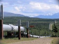 Trans-Alaska Pipeline Royalty Free Stock Photo