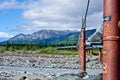 Trans-Alaska Pipeline Royalty Free Stock Photo