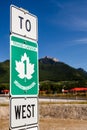 Trans-Canada Highway - road sign Royalty Free Stock Photo