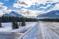 Trans-Canada Highway Town of Banff exit. Banff National Park