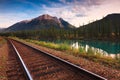 Trans Canadian Railway Royalty Free Stock Photo
