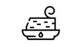 trans fat line icon animation