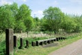 Trans Pennine Trail signage, near Dunford Bridge, Barnsley, South Yorkshire, England. Royalty Free Stock Photo