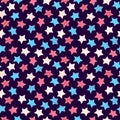 Trans pride - seamless pattern with stars. LGBT art