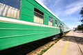 Trans-Siberian Railway from beijing china to ulaanbaatar mongolia Royalty Free Stock Photo