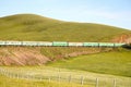 Trans-Siberian Railway from beijing china to ulaanbaatar mongolia Royalty Free Stock Photo
