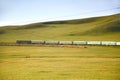 Trans-Siberian Railway from beijing china to ulaanbaatar mongolia Royalty Free Stock Photo