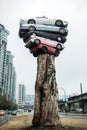 Trans Am Totem in Vancouver Royalty Free Stock Photo