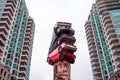 Trans Am Totem in Vancouver Royalty Free Stock Photo