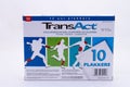 TransAct muscle pain plasters isolated