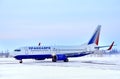 Transaero Boeing 737 Royalty Free Stock Photo