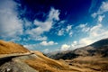 Transalpina, the highest altitude road in Romania Royalty Free Stock Photo