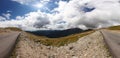 Transalpina road trough the moutains