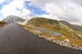 Transalpina winding road Royalty Free Stock Photo