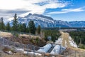 TransAlta Cascade hydro power plant. Banff National Park, Canadian Rockies Royalty Free Stock Photo