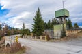 TransAlta Cascade hydro power plant. Banff National Park, Canadian Rockies Royalty Free Stock Photo