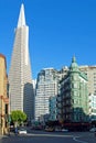 Transamerica bank building in San Francisco Royalty Free Stock Photo