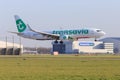 Transavia jet new livery Royalty Free Stock Photo