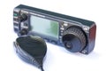 Transceiver radio station and microphone Royalty Free Stock Photo